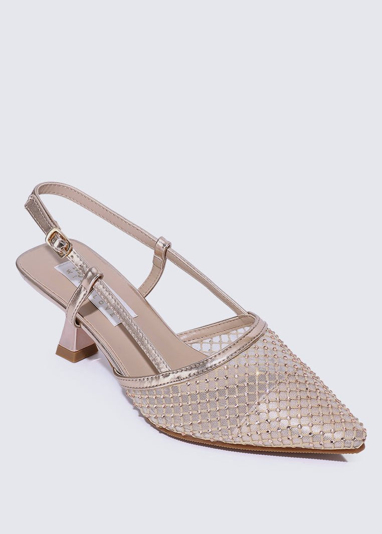 Gwen Comfy Heels In PinkShoes - myballerine