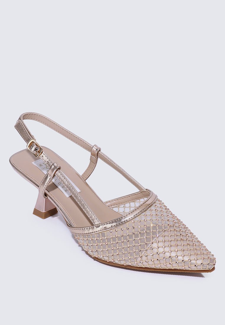 Gwen Comfy Heels In PinkShoes - myballerine