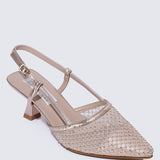 Gwen Comfy Heels In PinkShoes - myballerine