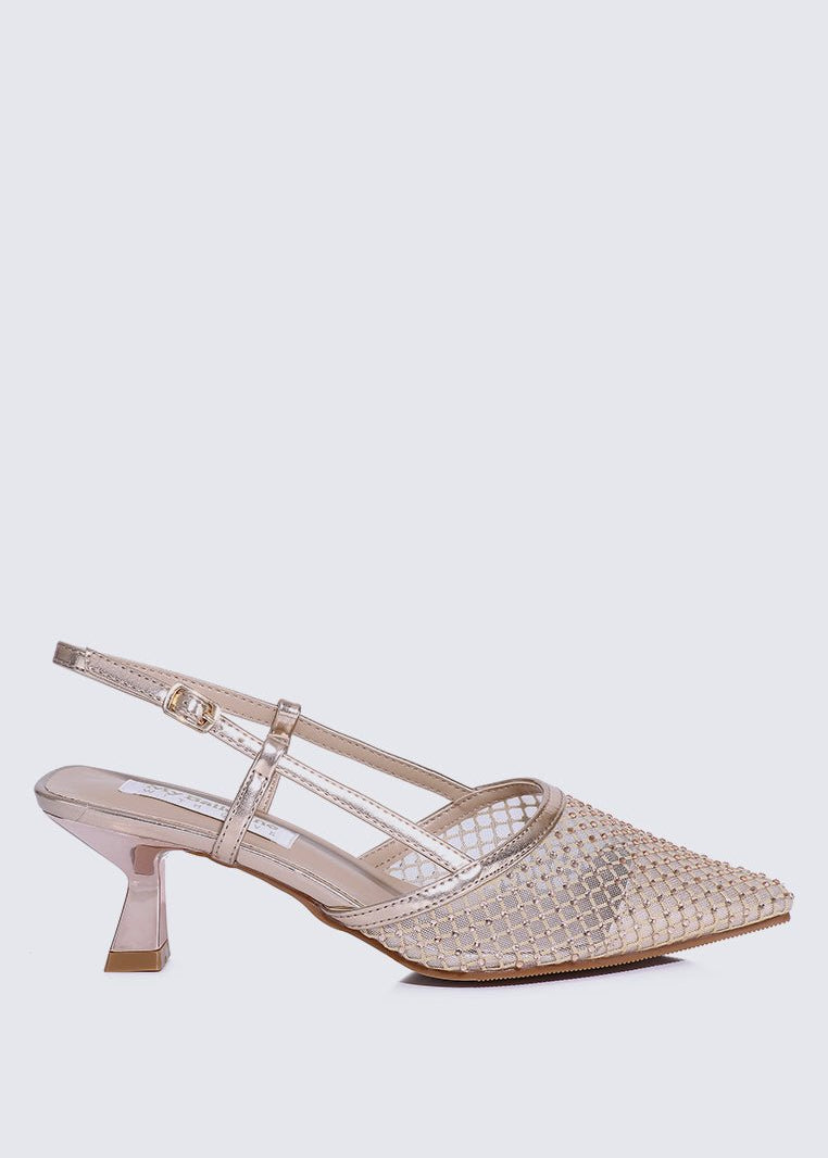 Gwen Comfy Heels In PinkShoes - myballerine