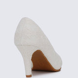 Hadria Comfy Pumps In BeigeShoes - myballerine