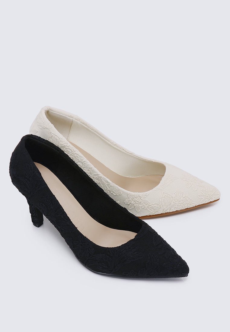 Hadria Comfy Pumps In BlackShoes - myballerine