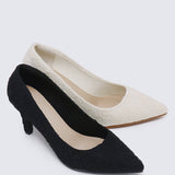 Hadria Comfy Pumps In BlackShoes - myballerine