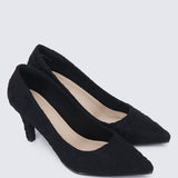 Hadria Comfy Pumps In BlackShoes - myballerine