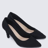 Hadria Comfy Pumps In BlackShoes - myballerine