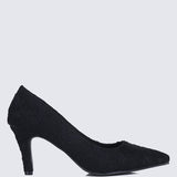 Hadria Comfy Pumps In BlackShoes - myballerine