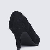 Hadria Comfy Pumps In BlackShoes - myballerine