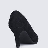 Hadria Comfy Pumps In BlackShoes - myballerine
