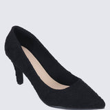 Hadria Comfy Pumps In BlackShoes - myballerine