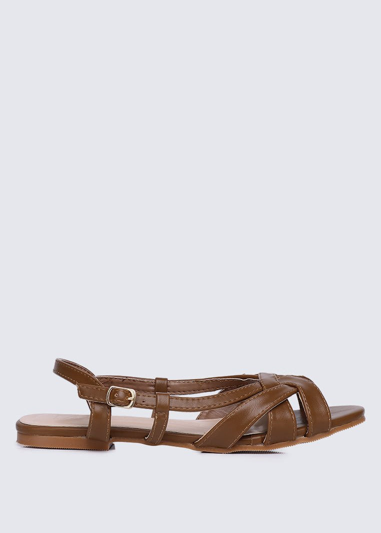 Hana Comfy Sandals In BrownShoes - myballerine