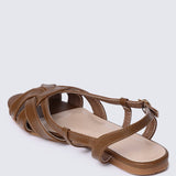 Hana Comfy Sandals In BrownShoes - myballerine