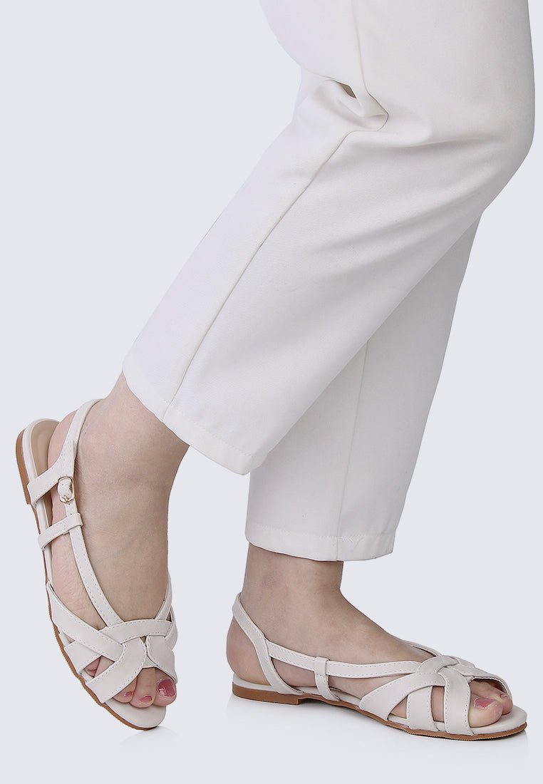 Hana Comfy Sandals In Off WhiteShoes - myballerine