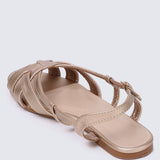 Hana Comfy Sandals In Rose GoldShoes - myballerine