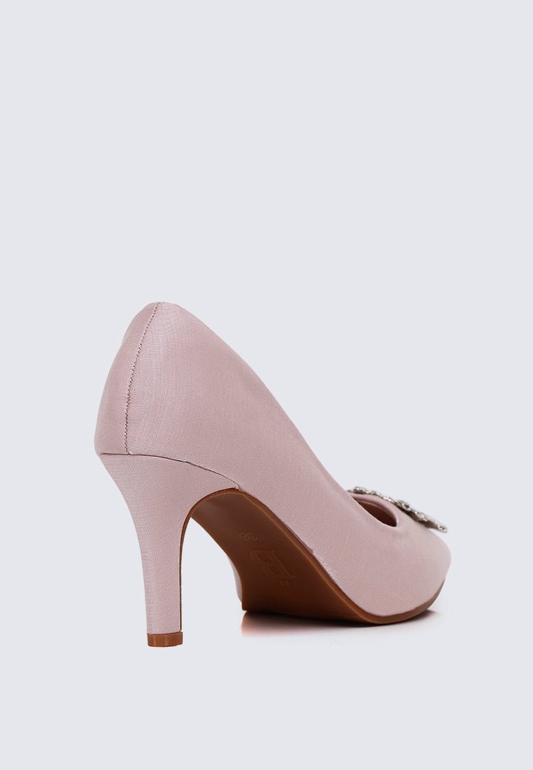 Heartina Comfy Heels In In PinkHeels - myballerine