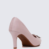 Heartina Comfy Heels In In PinkHeels - myballerine