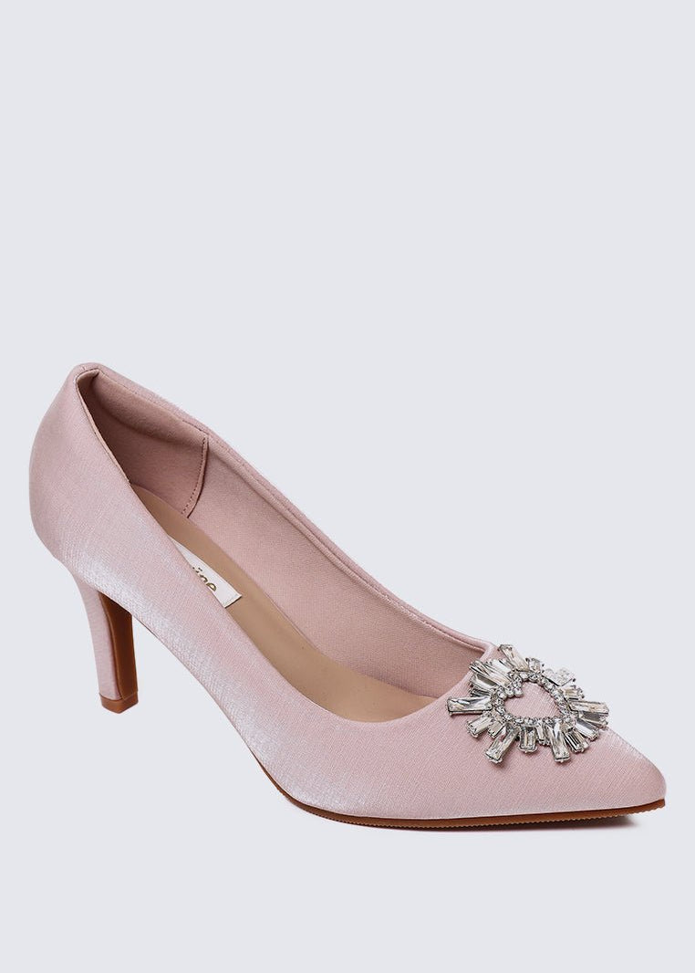 Heartina Comfy Heels In In PinkHeels - myballerine