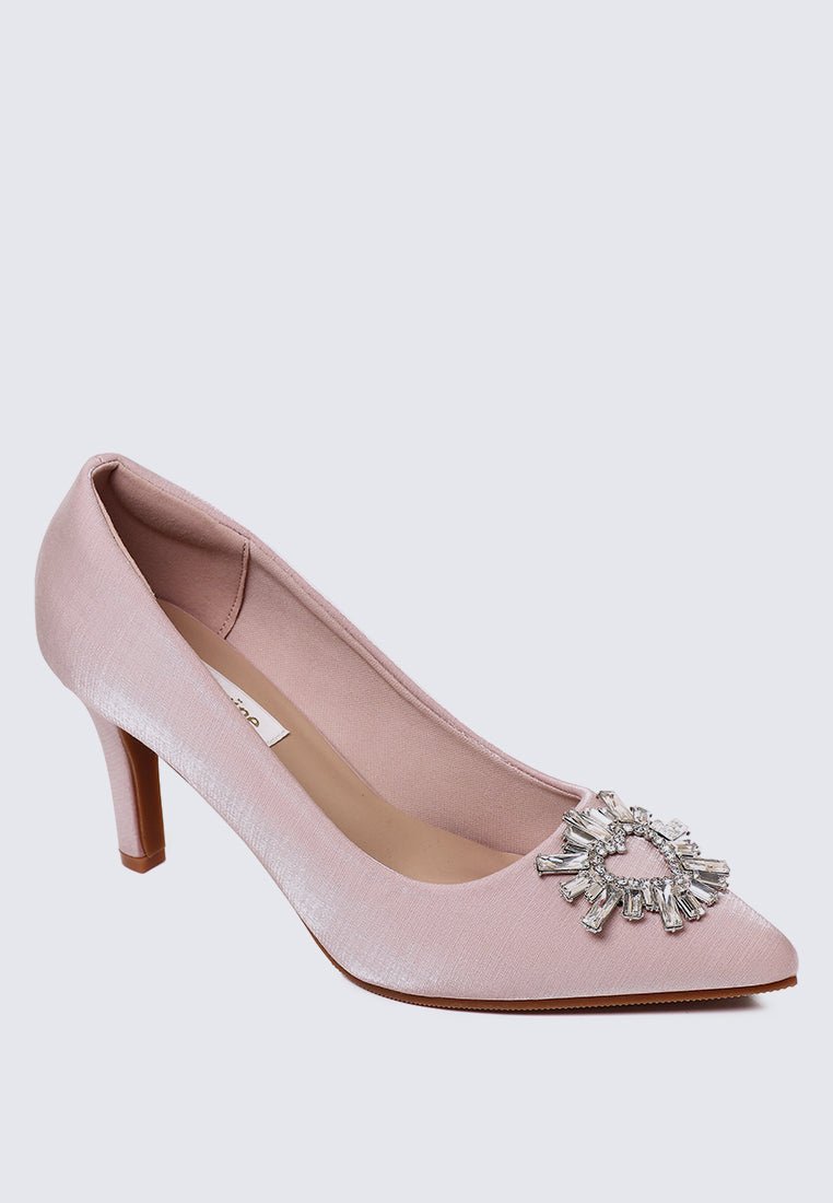 Heartina Comfy Heels In In PinkHeels - myballerine
