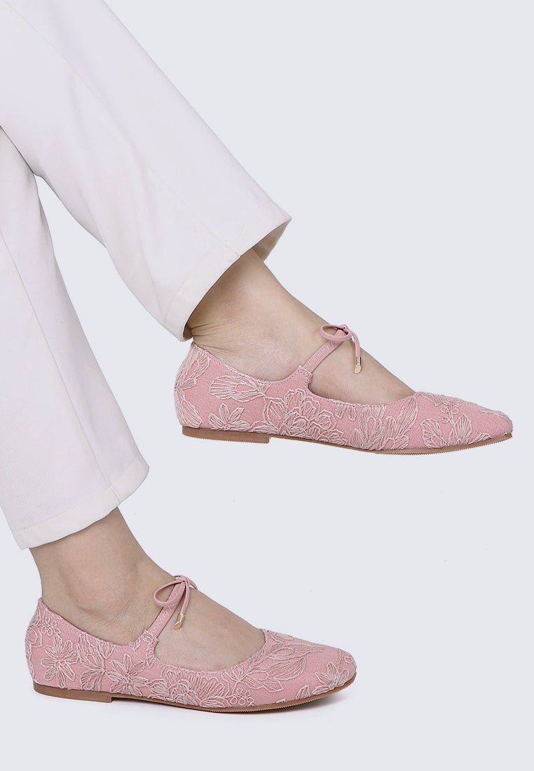 Heya Comfy Ballerina In Dusty PinkShoes - myballerine