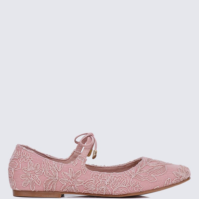 Heya Comfy Ballerina In Dusty PinkShoes - myballerine