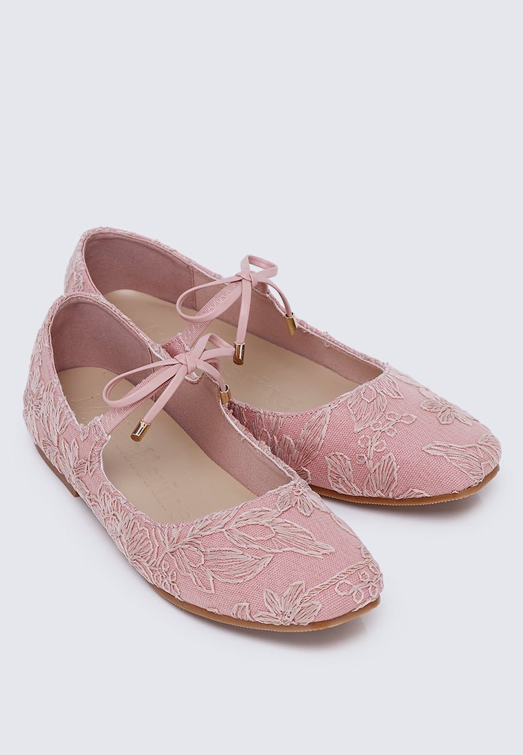 Heya Comfy Ballerina In Dusty PinkShoes - myballerine