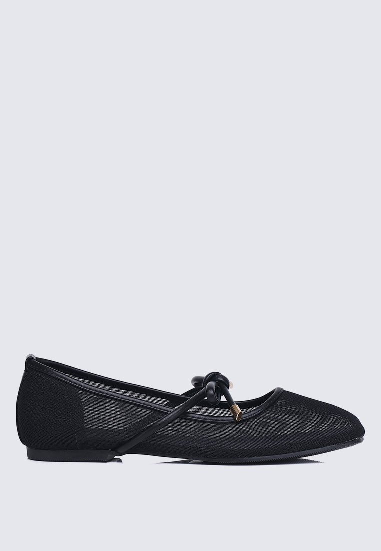Hina Comfy Ballerina In Black In BlackShoes - myballerine