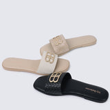 Ines Comfy Sandals In AlmondShoes - myballerine