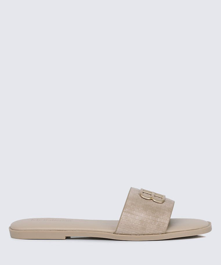 Ines Comfy Sandals In AlmondShoes - myballerine