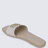 Ines Comfy Sandals In BeigeSandals - myballerine