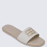 Ines Comfy Sandals In BeigeSandals - myballerine