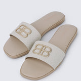 Ines Comfy Sandals In BeigeShoes - myballerine