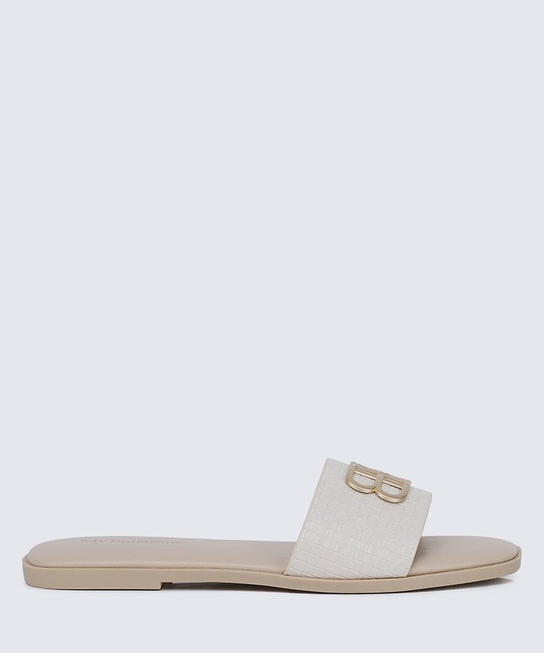 Ines Comfy Sandals In BeigeShoes - myballerine