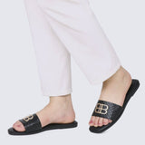 Ines Comfy Sandals In BlackSandals - myballerine