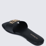 Ines Comfy Sandals In BlackShoes - myballerine