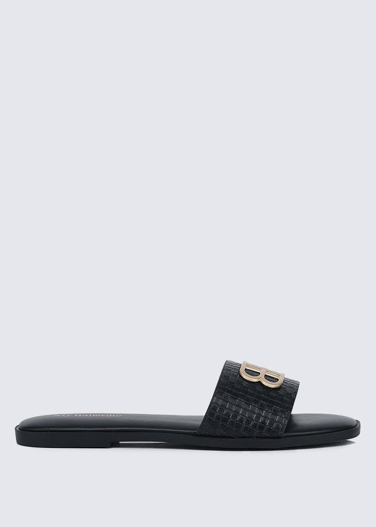 Ines Comfy Sandals In BlackShoes - myballerine