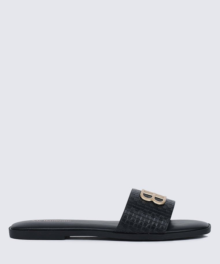 Ines Comfy Sandals In BlackShoes - myballerine