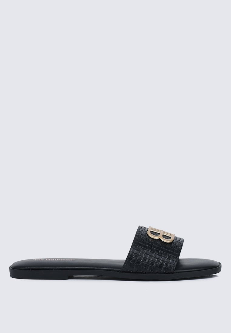 Ines Comfy Sandals In BlackShoes - myballerine