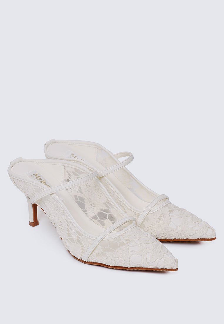 Isadora Comfy Heels In BeigeHeels - myballerine