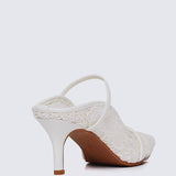 Isadora Comfy Heels In BeigeHeels - myballerine