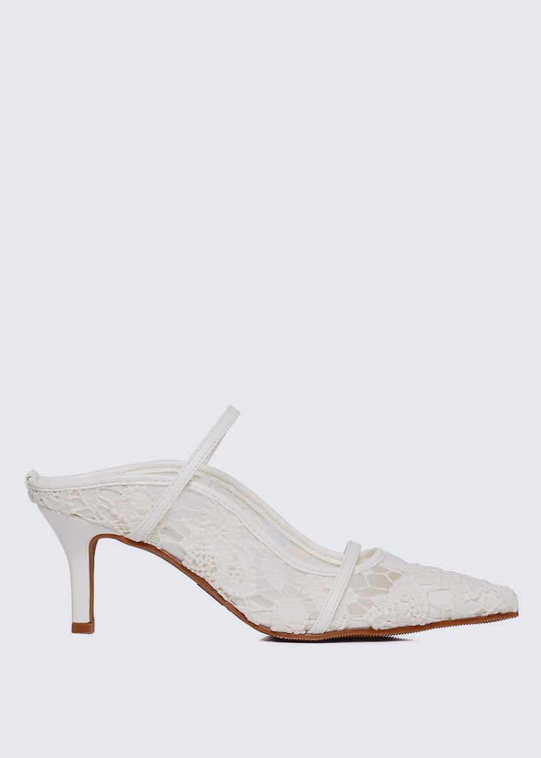 Isadora Comfy Heels In BeigeHeels - myballerine