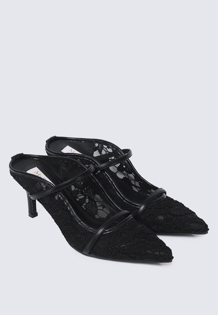 Isadora Comfy Heels In BlackHeels - myballerine