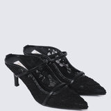 Isadora Comfy Heels In BlackHeels - myballerine