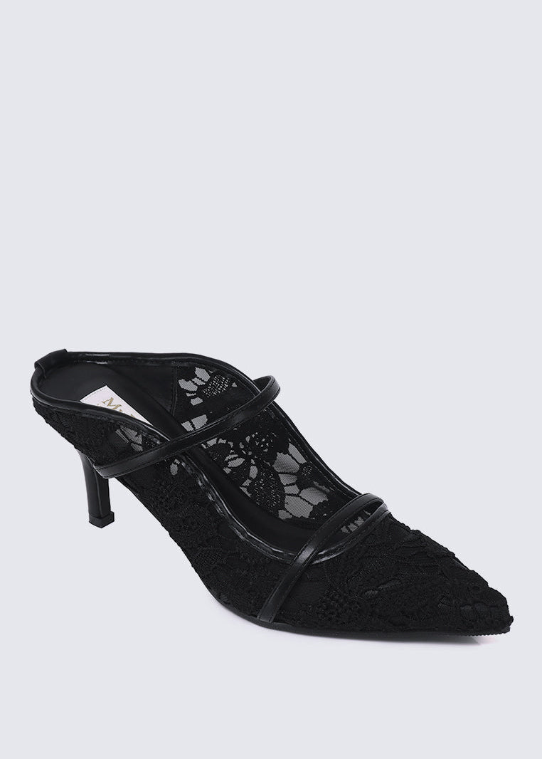 Isadora Comfy Heels In BlackHeels - myballerine