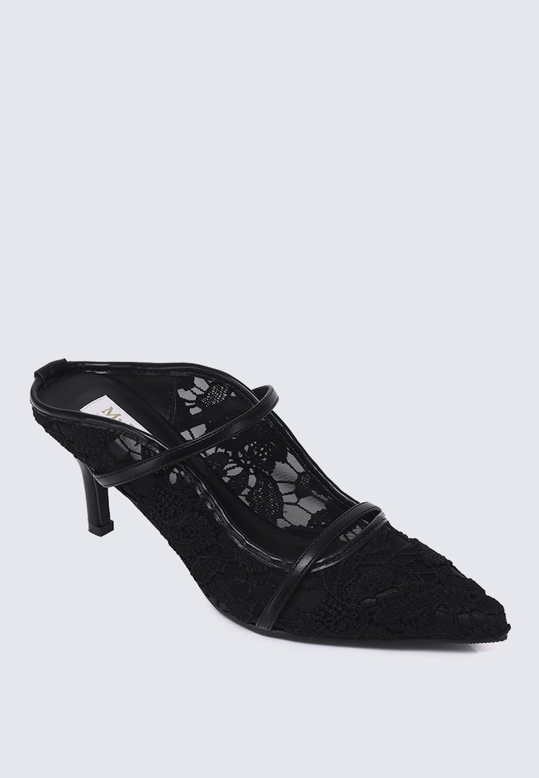 Isadora Comfy Heels In BlackHeels - myballerine