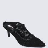 Isadora Comfy Heels In BlackHeels - myballerine