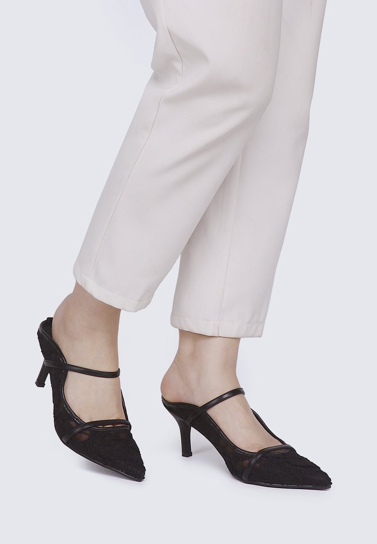 Isadora Comfy Heels In BlackHeels - myballerine