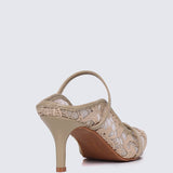 Isadora Comfy Heels In NudeHeels - myballerine