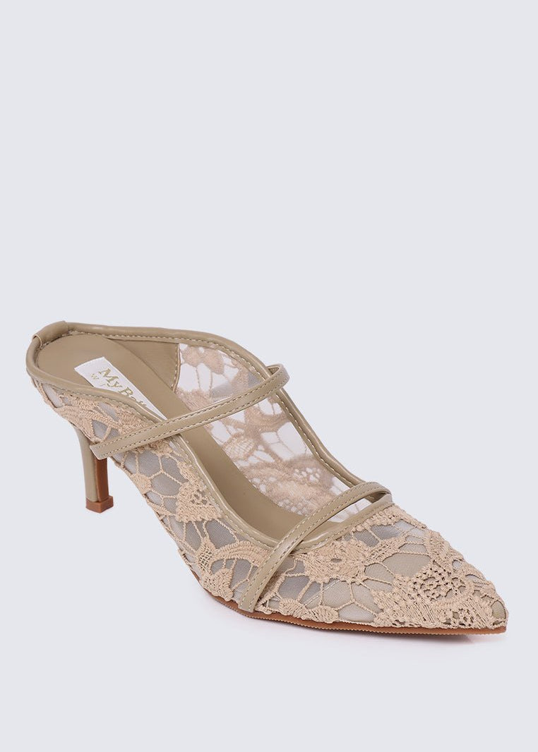 Isadora Comfy Heels In NudeHeels - myballerine