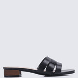 Isla Comfy Sandals In BlackShoes - myballerine