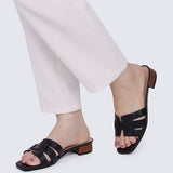 Isla Comfy Sandals In BlackShoes - myballerine