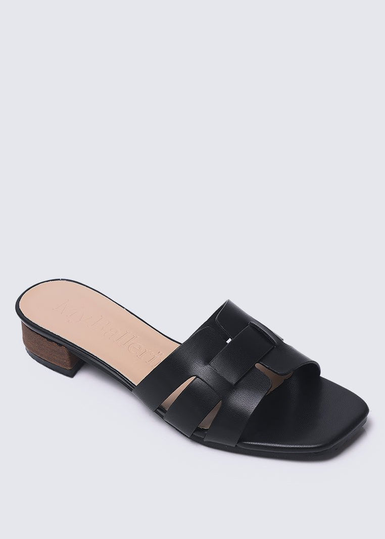 Isla Comfy Sandals In BlackShoes - myballerine